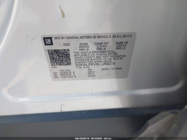 2020 GMC TERRAIN 3GKALPEV5LL268272 Photo 8
