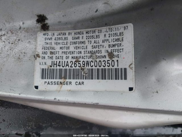 1998 ACURA TL JH4UA2659WC003501 Photo 8