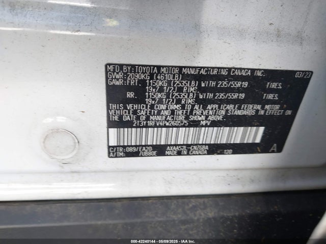 Toyota Rav4 Limited 2023 2T3Y1RFV4PW260575 Image 8