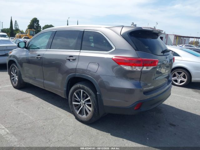 5TDJZRFH3JS861246 Toyota Highlander Xle