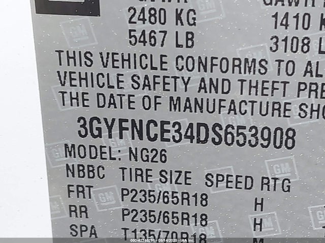 2013 CADILLAC SRX 3GYFNCE34DS653908 Photo 8