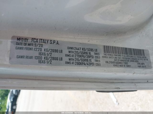 ZFBHRFAB0M6S72663 RAM Promaster City Tradesman