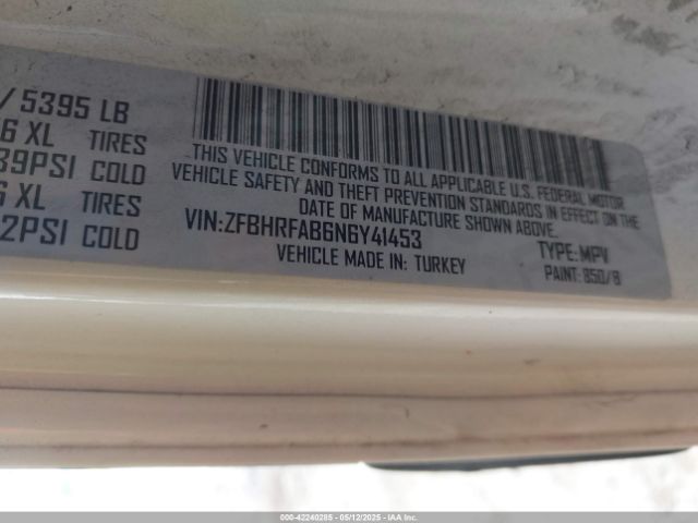 ZFBHRFAB6N6Y41453 RAM Promaster City Cargo Van
