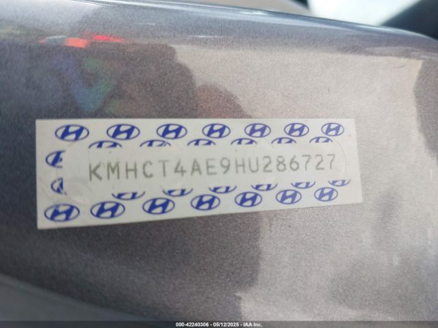 KMHCT4AE9HU286727 Hyundai ACCENT SE