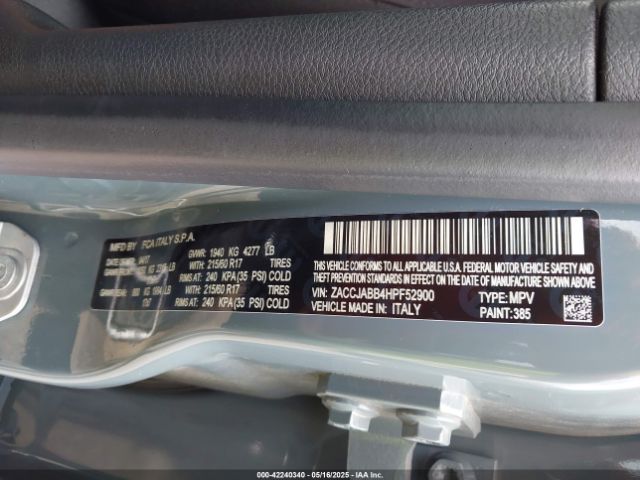 2017 JEEP RENEGADE ZACCJABB4HPF52900 Photo 8