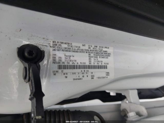 1FADP3F29GL262850 Ford FOCUS SE