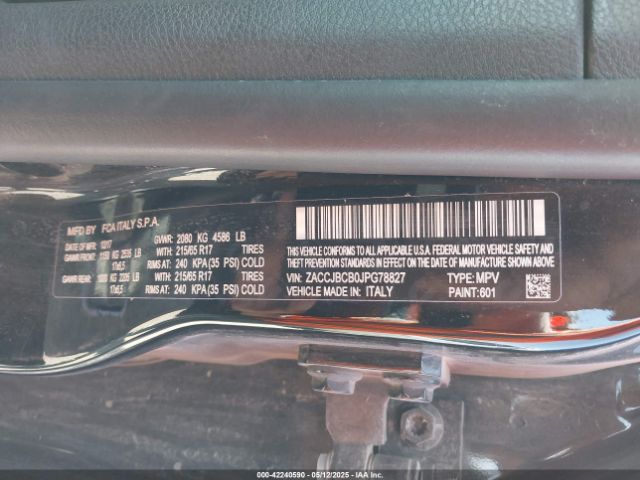 2018 JEEP RENEGADE ZACCJBCB0JPG78827 Photo 8