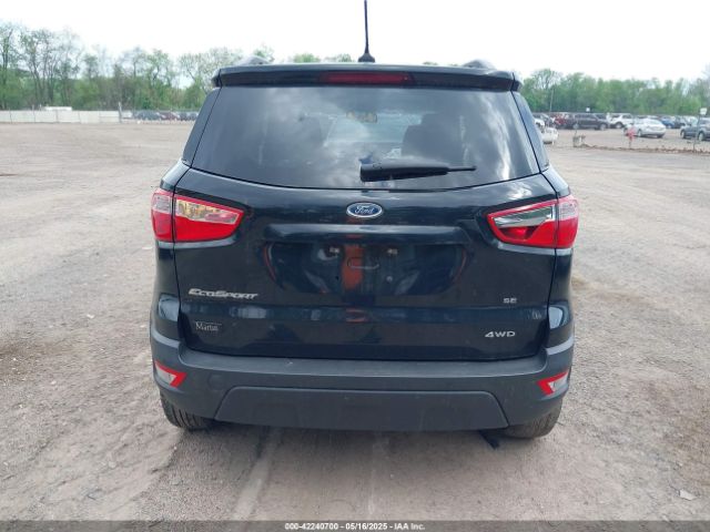 MAJ6S3GL7KC267004 Ford Ecosport Se