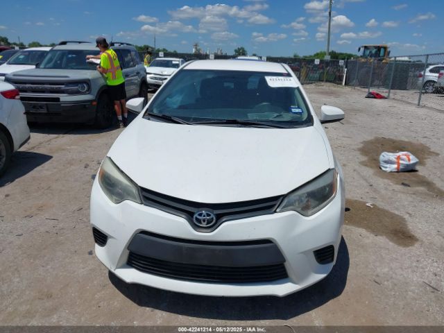 2T1BURHE2GC548597 Toyota COROLLA LE