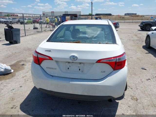 2T1BURHE2GC548597 Toyota COROLLA LE