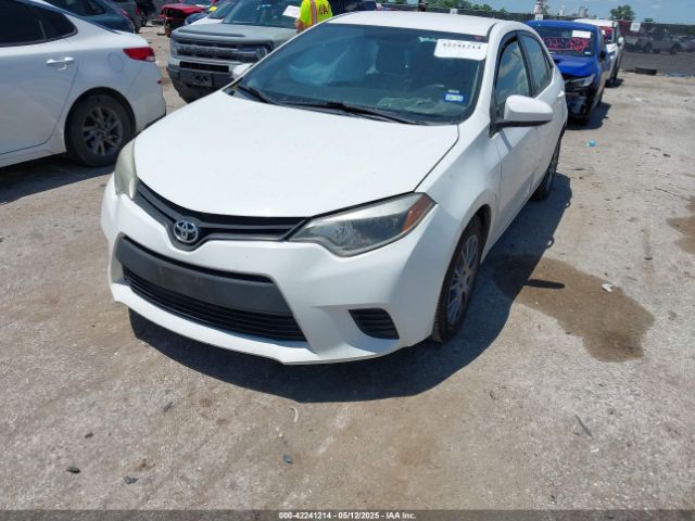 2T1BURHE2GC548597 Toyota COROLLA LE