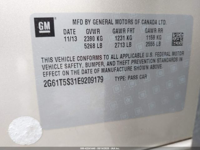 2014 CADILLAC XTS 2G61T5S31E9209179 Photo 8