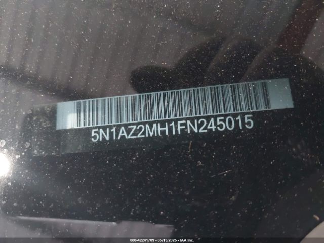 5N1AZ2MH1FN245015 Nissan MURANO S