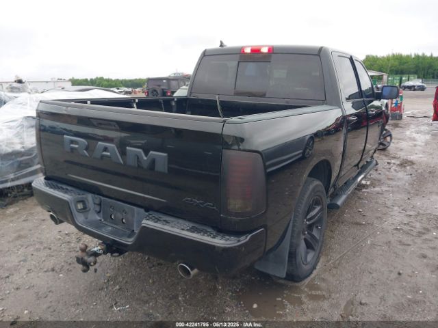 1C6RR7MT3JS122116 RAM 1500 Night  4x4 5'7 Box