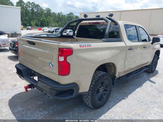 3GCPDCEDXNG569831 Chevrolet Silverado 1500 4wd  Short Bed Custom Trail Boss