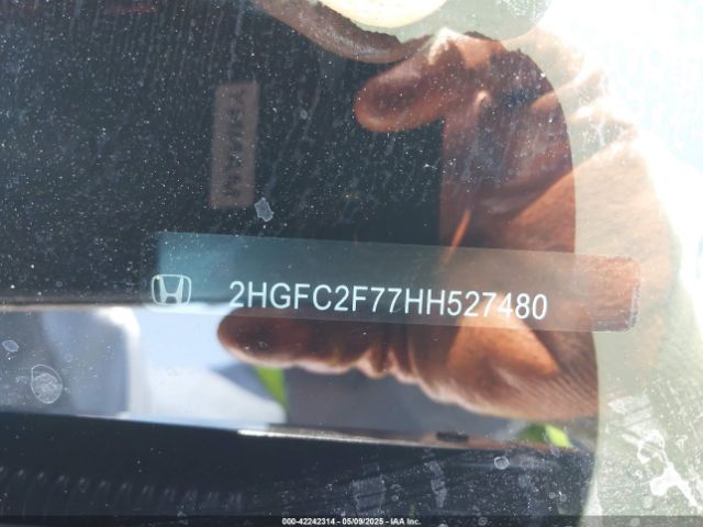 2HGFC2F77HH527480 Honda CIVIC EX