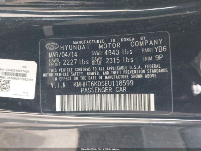 KMHHT6KD5EU118599 Hyundai dohc theta - fr