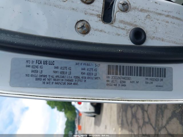 2C3CDZAG7HH633821 Dodge Challenger Sxt