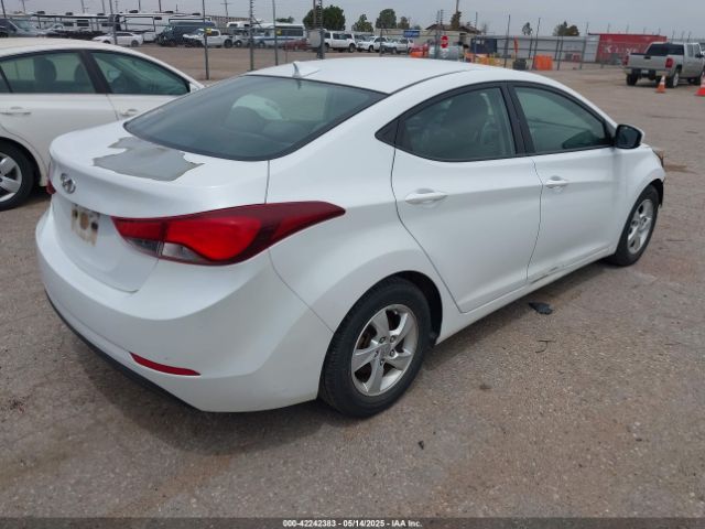 5NPDH4AE8FH596790 Hyundai ELANTRA SE