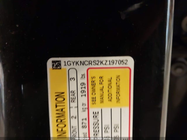 2019 CADILLAC XT5 1GYKNCRS2KZ197052 Photo 8