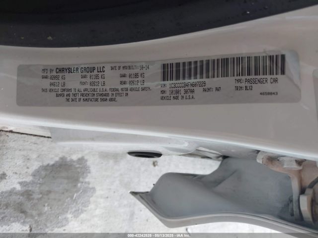 2015 CHRYSLER 200 1C3CCCCB4FN607229 Photo 8