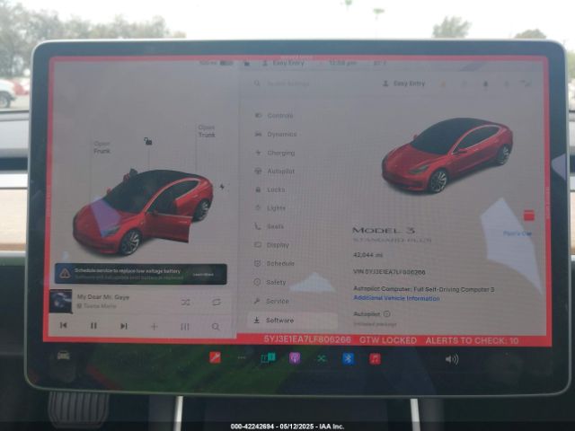 5YJ3E1EA7LF806266 Tesla Model 3 Standard Range Plus Rear-wheel Drive/standard Range Rear-wheel Drive