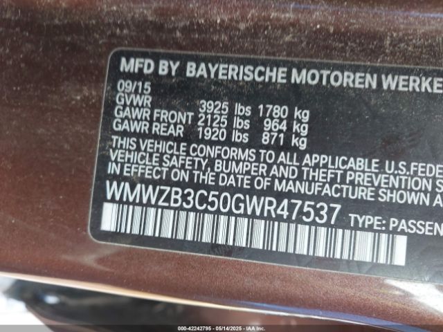 WMWZB3C50GWR47537 Mini Countryman Cooper