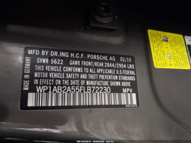 2015 PORSCHE MACAN WP1AB2A55FLB72230 Photo 8