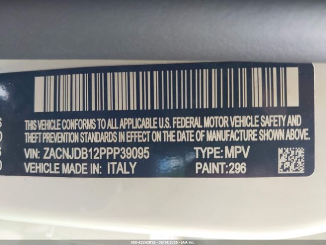 ZACNJDB12PPP39095 Jeep Renegade Upland 4x4