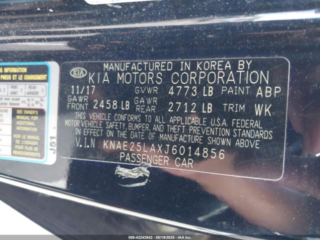KNAE25LAXJ6014856 KIA Stinger Premium