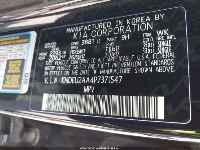 KNDEU2AA4P7371547 KIA SELTOS S