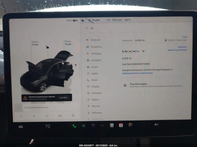 2024 TESLA MODEL Y 7SAYGDED4RF072600 Photo 6