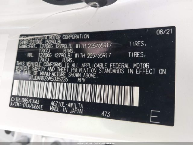 JTJDARBZ6M5035226 Lexus NX 300