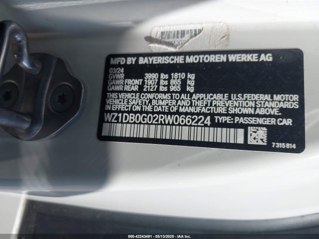 WZ1DB0G02RW066224 Toyota 2024