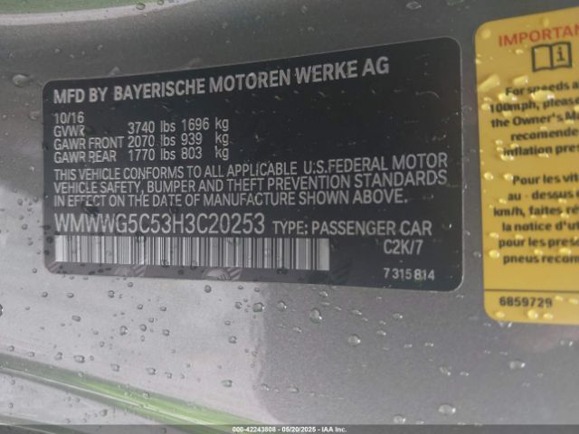 2017 MINI CONVERTIBLE WMWWG5C53H3C20253 Photo 8