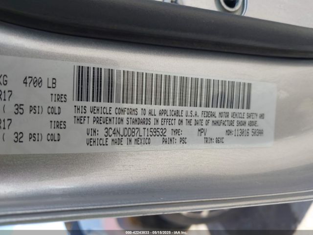 2020 JEEP COMPASS 3C4NJDDB7LT159532 Photo 8