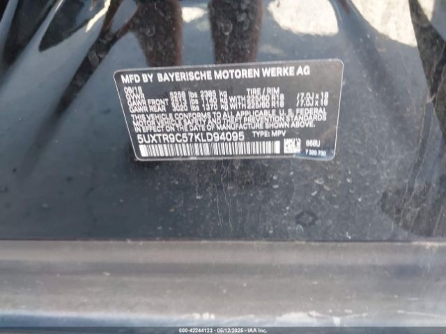5UXTR9C57KLD94095 BMW X3 Xdrive30i