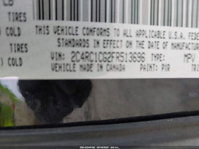 2C4RC1CG2FR513696 Chrysler Town & Country Touring-l