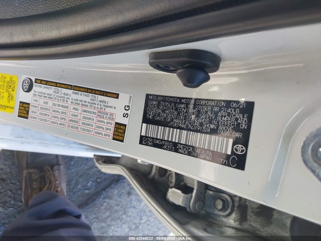 JTDEPMAE7NJ191324 Toyota COROLLA LE