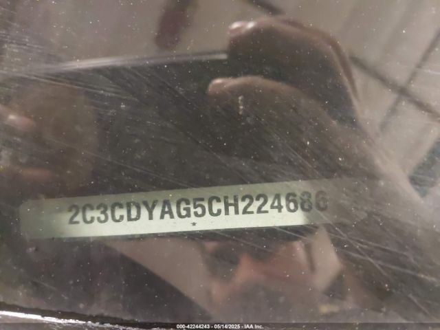 2012 DODGE CHALLENGER 2C3CDYAG5CH224686 Photo 8