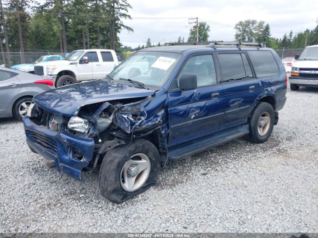 2001 MITSUBISHI MONTERO SPORT JA4MT21H11P014632 Photo 1