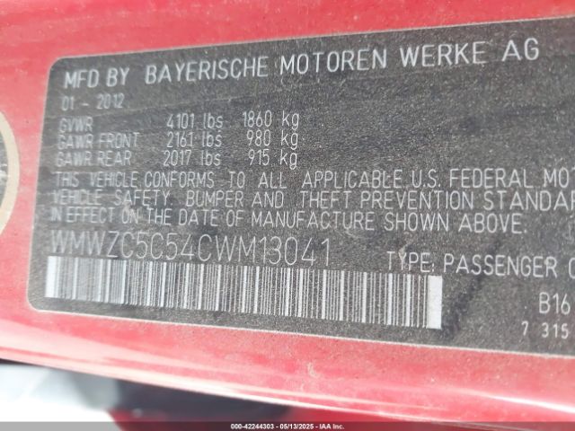 2012 MINI COOPER S COUNTRYMAN WMWZC5C54CWM13041 Photo 8