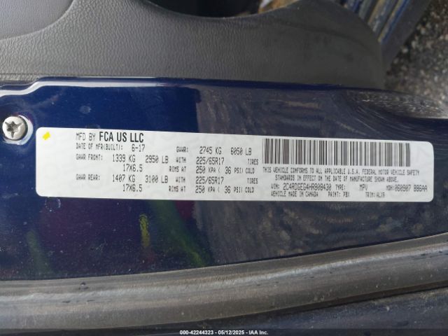 2C4RDGEG4HR808430 Dodge Grand Caravan Gt