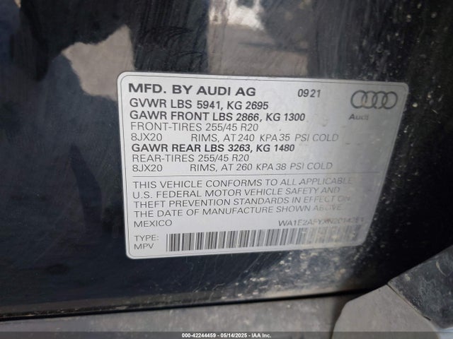 2022 AUDI Q5 WA1E2AFYXN2014254 Photo 8