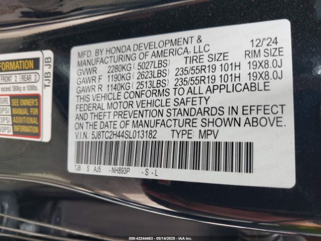 2025 ACURA RDX 5J8TC2H44SL013182 Photo 8