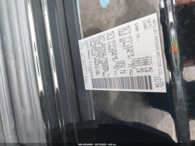 5N1DL0MM6HC513460 Infiniti QX60