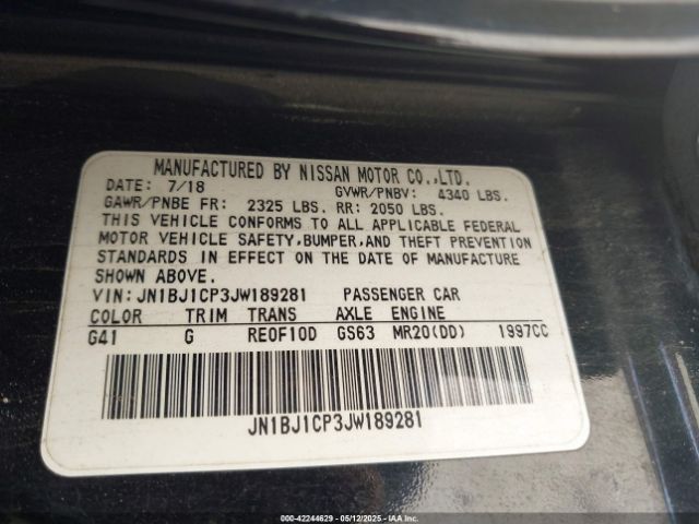 2018 NISSAN ROGUE SPORT JN1BJ1CP3JW189281 Photo 8