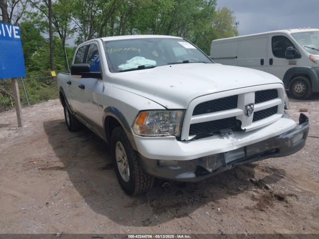 2012 Ram 1500 Slt მანქანა იყიდება აუქციონზე, vin: 1C6RD7LTXCS257855, აუქციონის ნომერი: 42244706