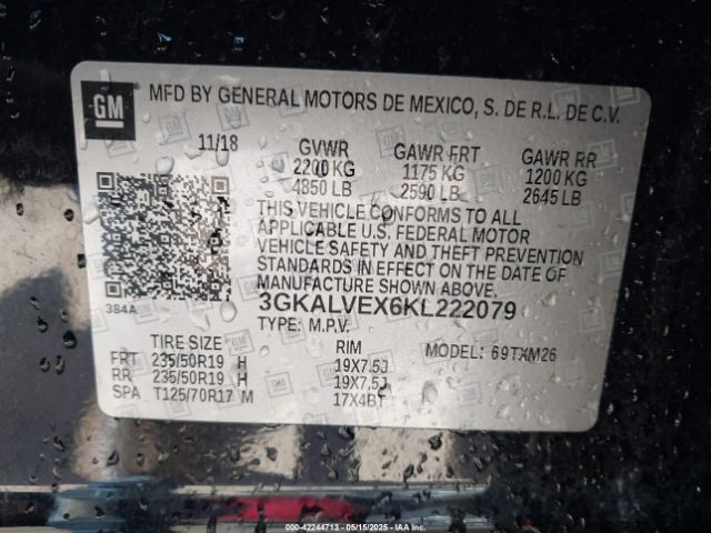 2019 GMC TERRAIN 3GKALVEX6KL222079 Photo 8