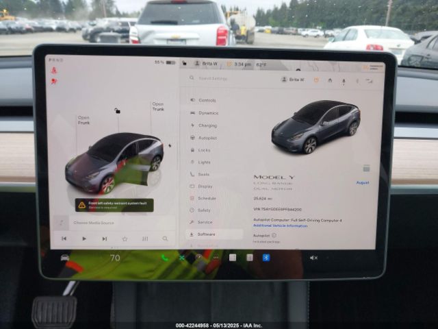 7SAYGDEE6PF844200 Tesla Model Y Awd/long Range Dual Motor All-wheel Drive